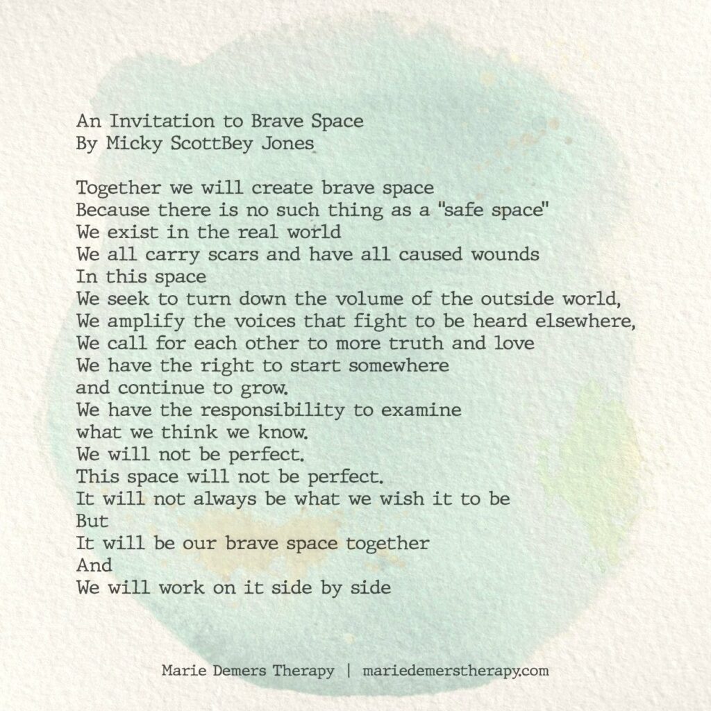 Invitation to Brave Space